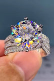 3 Carat Moissanite Three-Layer Ring - OmniGlitz 