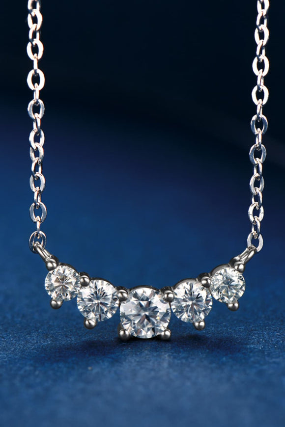 Moissanite Pendant Necklace - OmniGlitz 