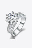 3 Carat Moissanite Three-Layer Ring - OmniGlitz 