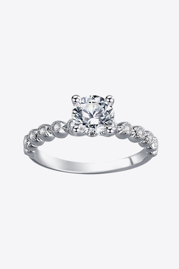Classic 4-Prong Moissanite Ring - OmniGlitz 