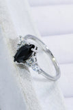 925 Sterling Silver Black Agate Ring - OmniGlitz 
