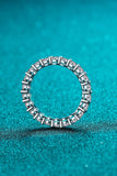 Moissanite Rhodium-Plated Ring - OmniGlitz 