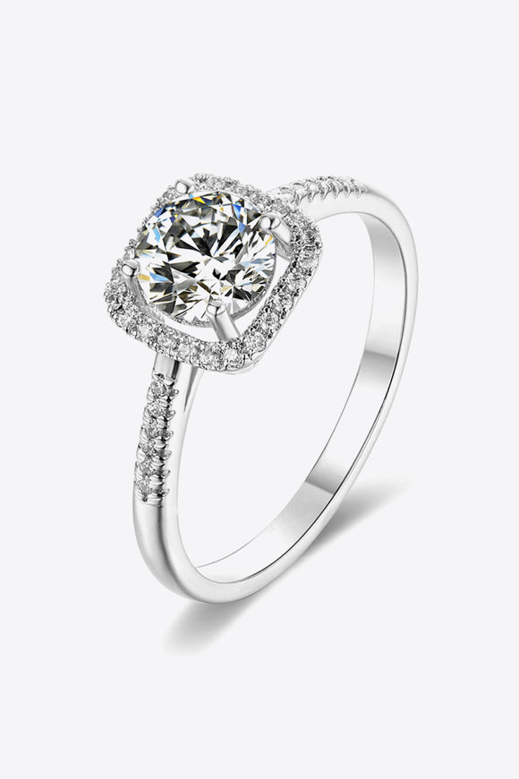 1 Carat Moissanite Zircon Ring - OmniGlitz 