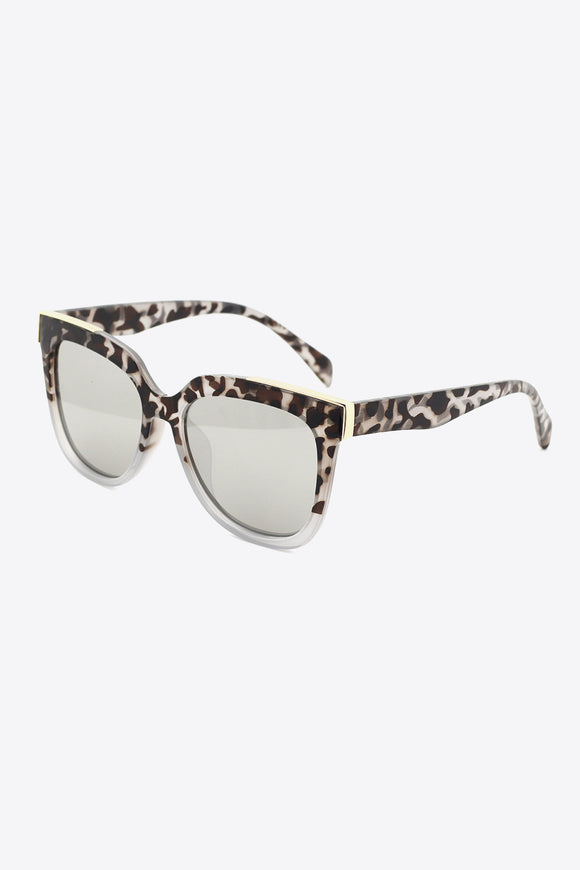Tortoiseshell Polycarbonate Frame Full Rim Sunglasses - OmniGlitz 
